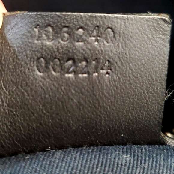 ๐ฎ๐น Gucci Black GG Canvas Monogram Leather Trim Bucket Shoulder Bag ๐ฎ๐น ๐ค๐ค - Picture 16 of 17